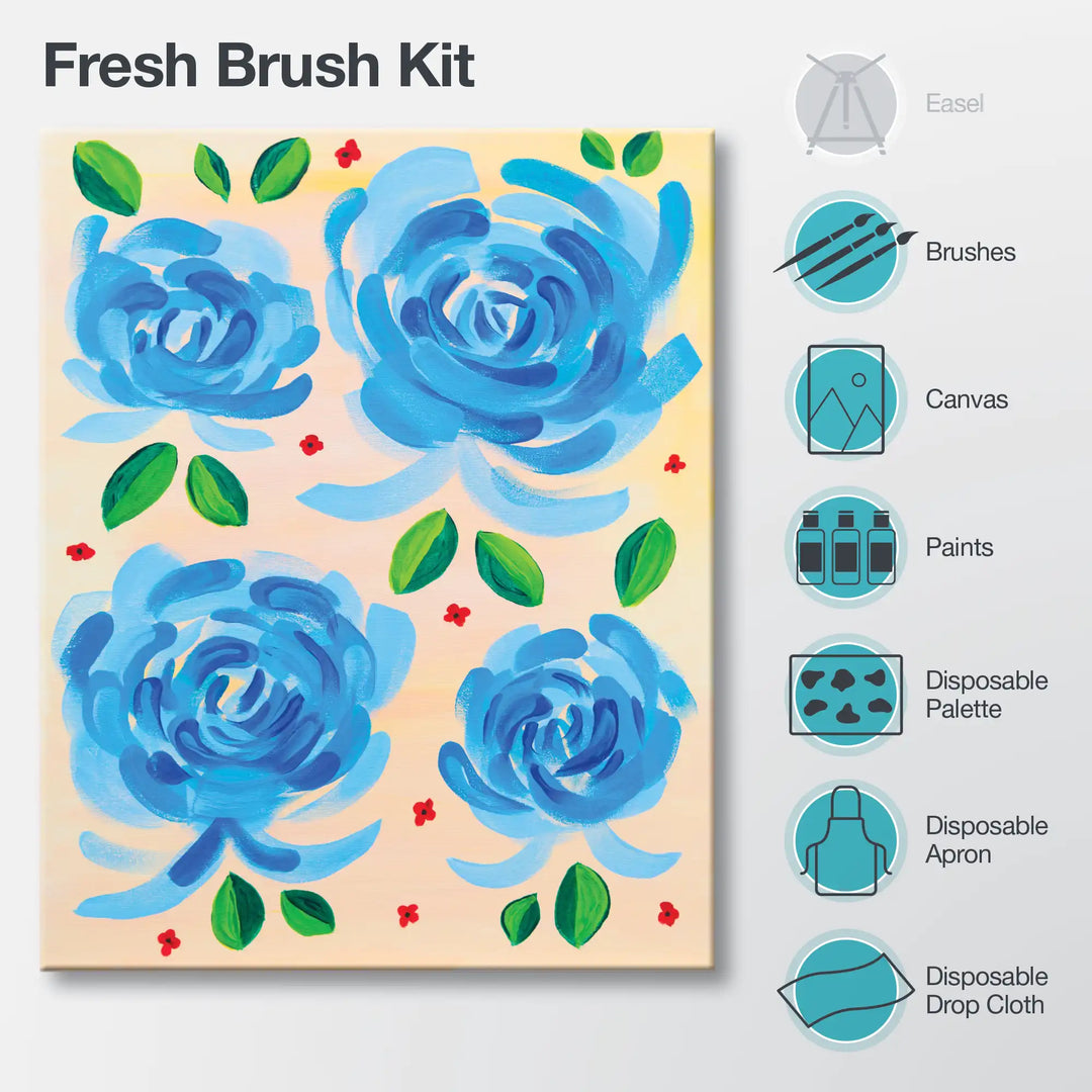 Roses in Blue