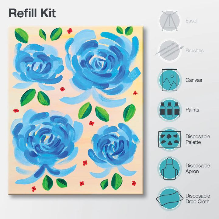 Roses in Blue