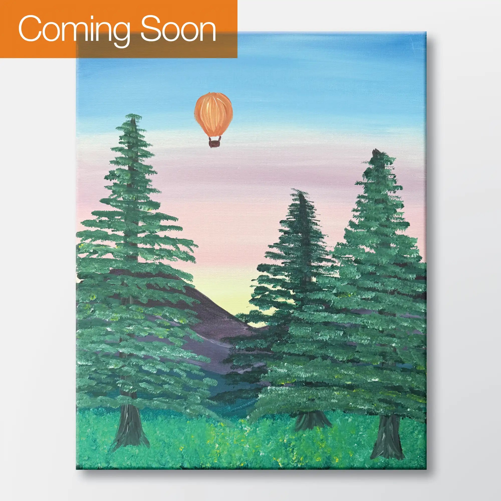 Balloon Over the Pines